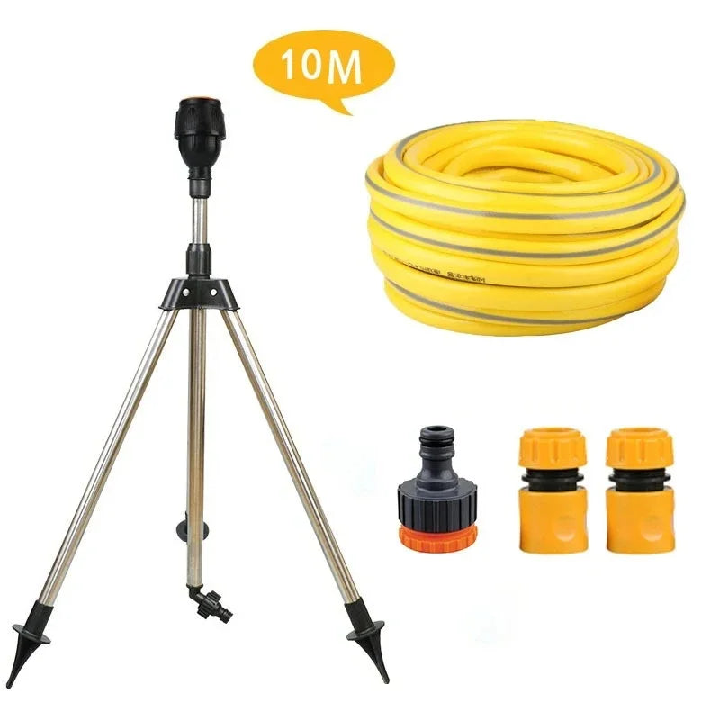 360° Rotating Tripod Garden Sprinkler & Lawn Irrigation Set Garden Sprinkler Set QXL
