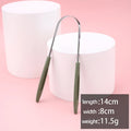 U-Shaped Stainless Steel Tongue Scraper | Fresh Breath Tongue Scraper QXL Green
