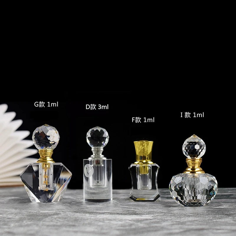 Crystal Refillable Perfume & Essential Oil Dropper Bottle 1–3ml Perfume Dropper Bottle QXL