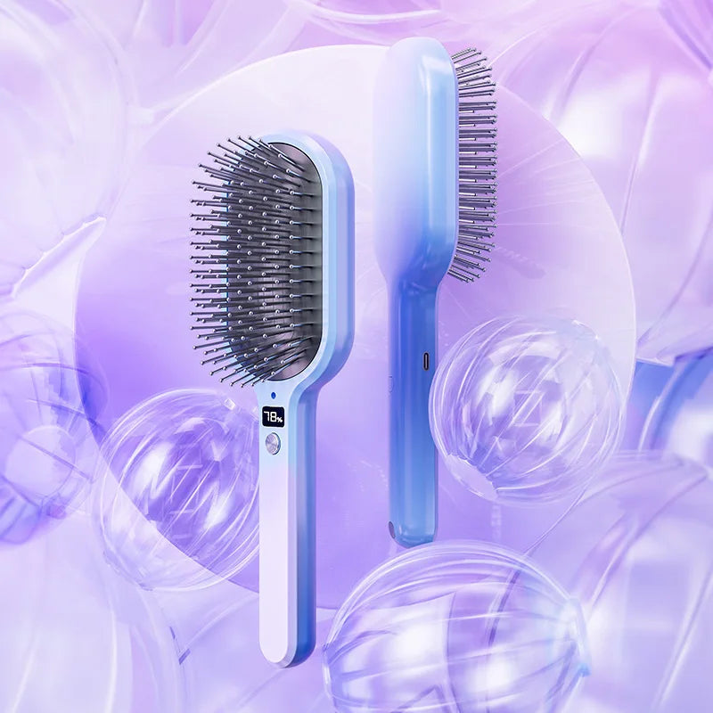 Ionic Electric Massage Comb | Rechargeable Air Bag Scalp Comb Electric Massage Comb QXL