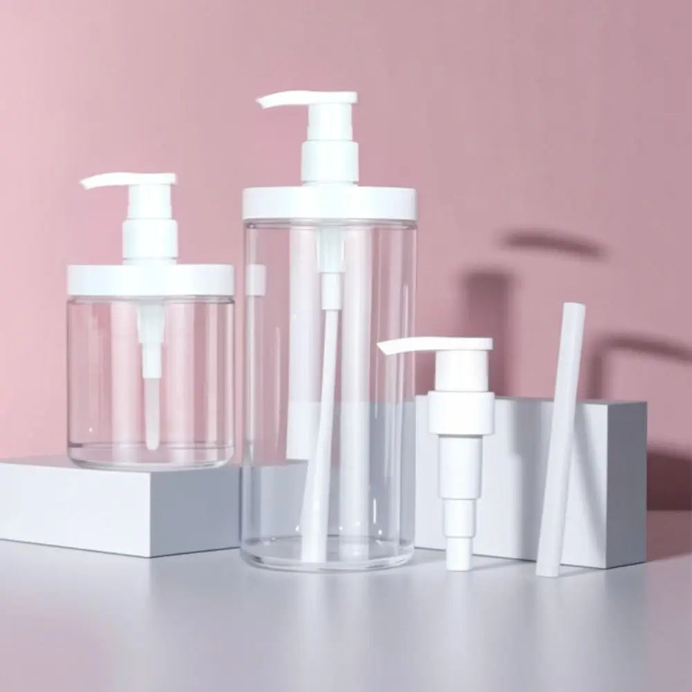 Refillable Pump Dispenser Bottle 500ml & 1000ml | Shampoo Lotion Pump Dispenser Bottle QXL