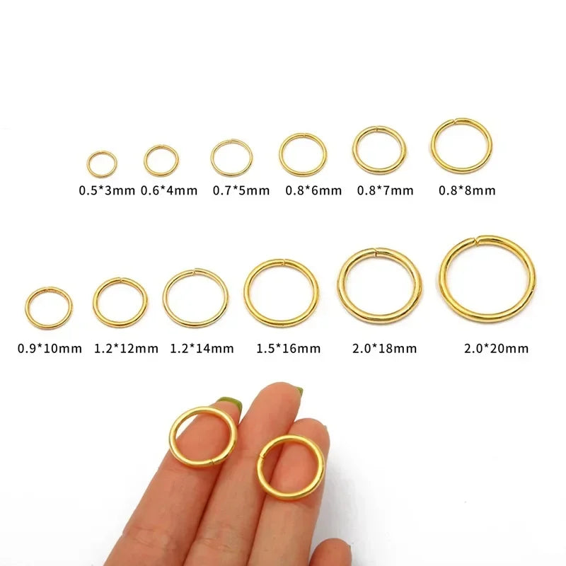 50–200 Pcs Dreadlock Beads Hair Rings | Braiding Accessories Hair Braiding Beads QXL