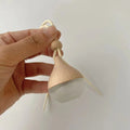 7ml Glass Pendant Car Perfume Bottle with Wood Lid | Refillable Perfume Bottle QXL 5ml frosted
