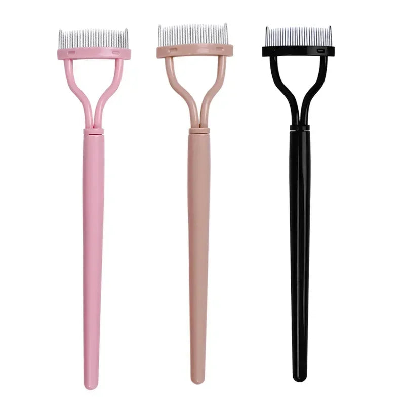 Stainless Steel Eyelash Comb & Mascara Separator Brush Eyelash Comb QXL