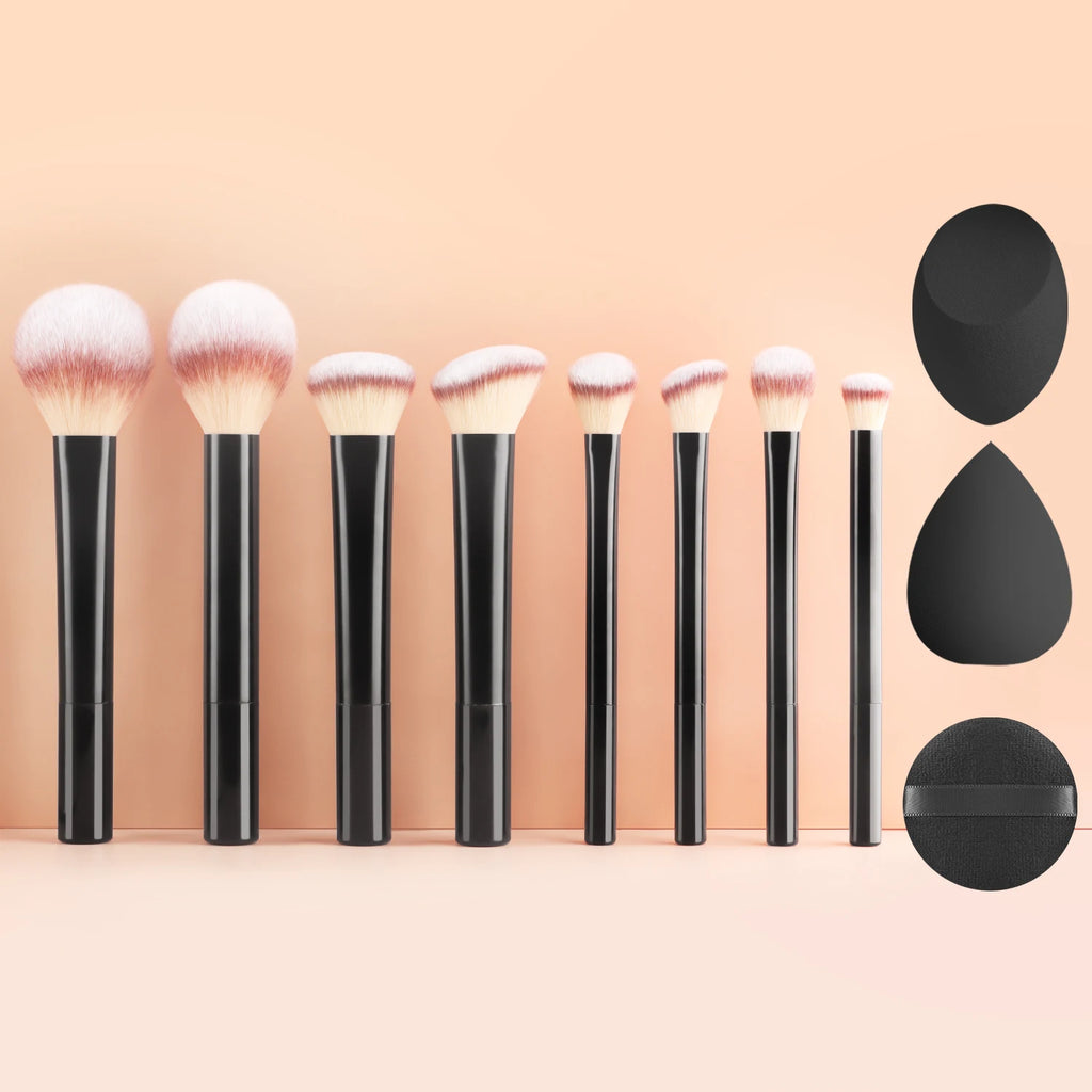 Ronshadow 11-Pc Makeup Brush Set – Brushes, Sponges & Puff Makeup Brush Set QXL