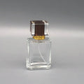50ml Square Glass Perfume Atomizer | Refillable Spray Bottle Perfume Atomizer Bottle QXL Dark Brown 50ml Glass
