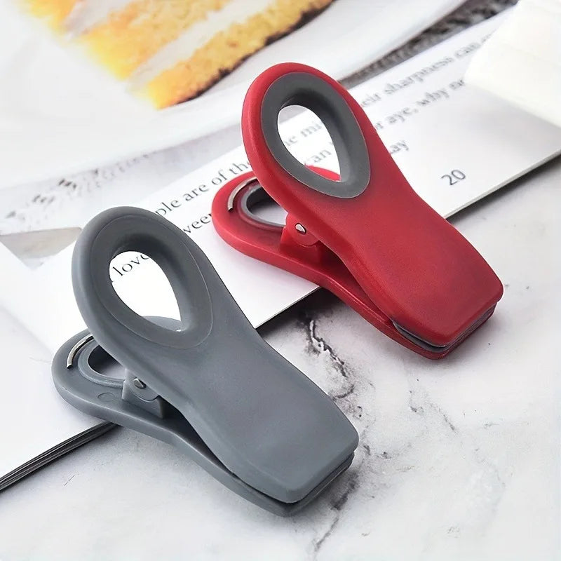 Magnetic Food Bag Clips | Airtight Reusable Snack Sealer Set Food Bag Clips QXL