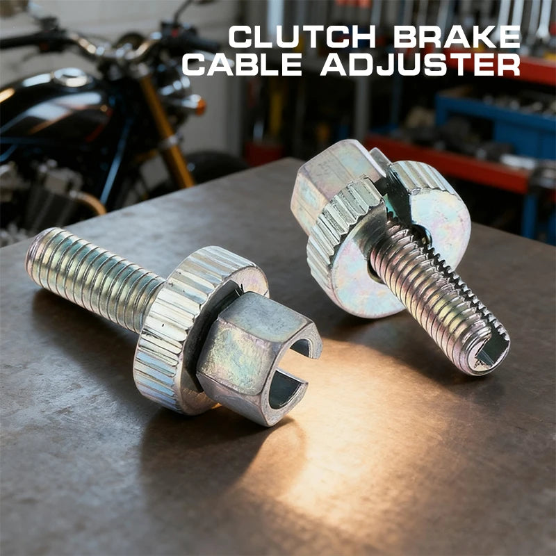 2-Pack M8 Clutch Brake Cable Adjuster Screws – Motorcycle & Bike Cable Adjuster Bolt QXL