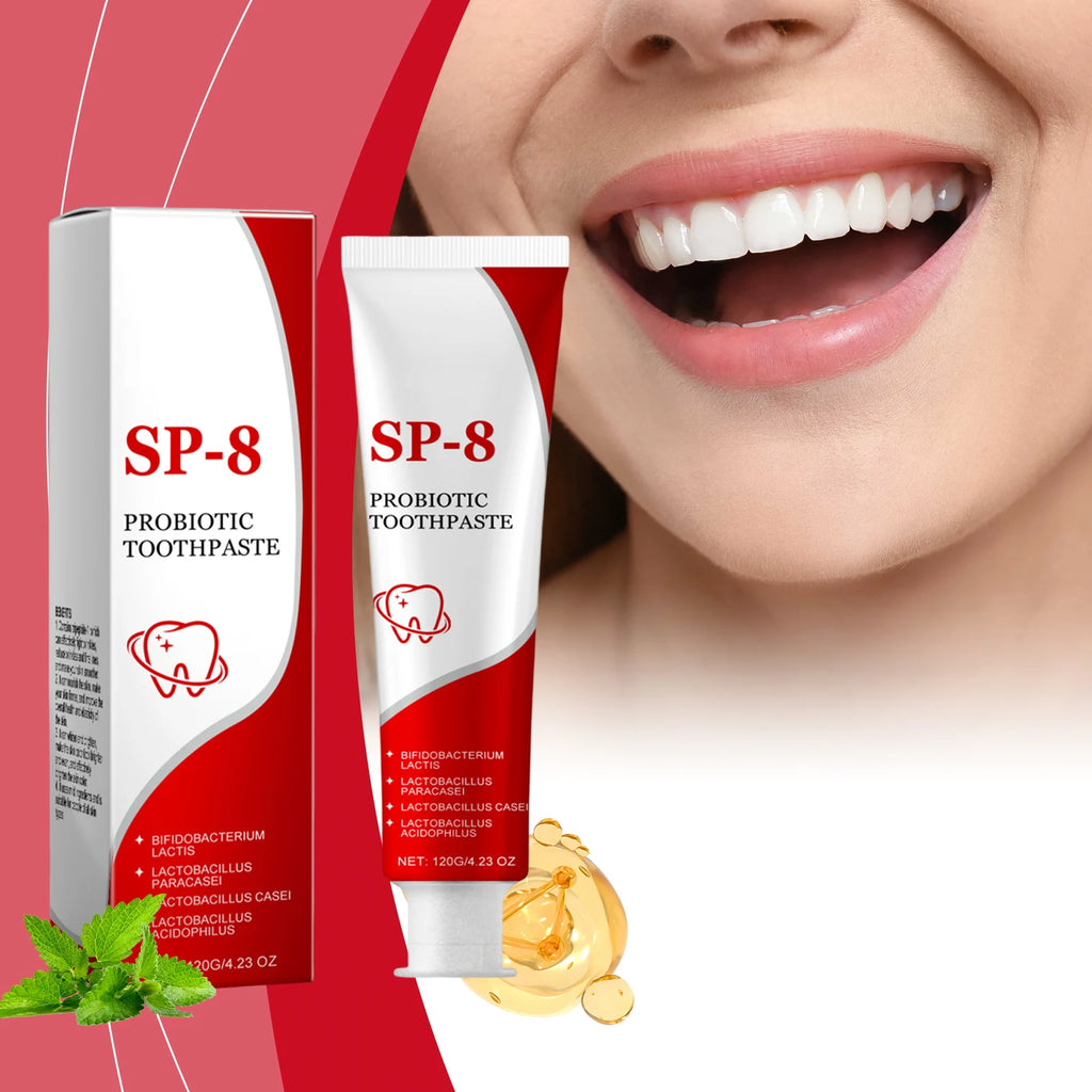 Probiotic Whitening Toothpaste | Deep Clean, Fresh Breath & Enamel Probiotic Toothpaste QXL