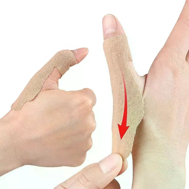 10-Set Precut Elastic Thumb Support Tape | Non-Woven Fabric Thumb Support Tape QXL