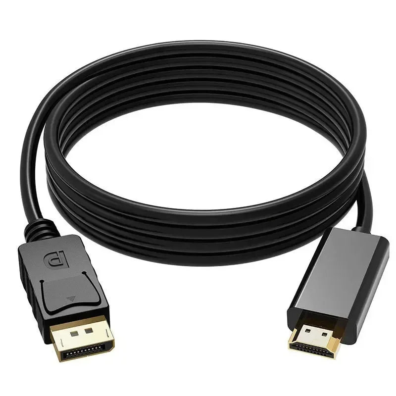 4K DisplayPort to HDMI Cable | DP to HDMI Male to Female DisplayPort HDMI Cable QXL
