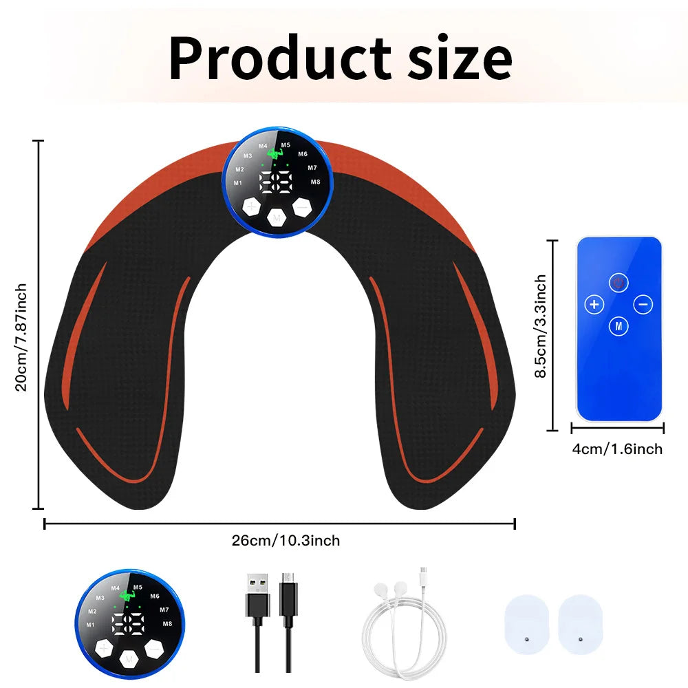 Wireless EMS Muscle Toner | 29 Levels 8 Modes Dual-Channel EMS Muscle Toner QXL