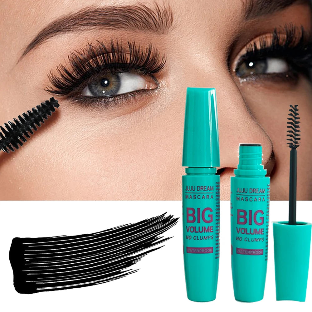 JUJU Dream 4D Black Waterproof Fiber Mascara – Volume & Length Fiber Mascara QXL green
