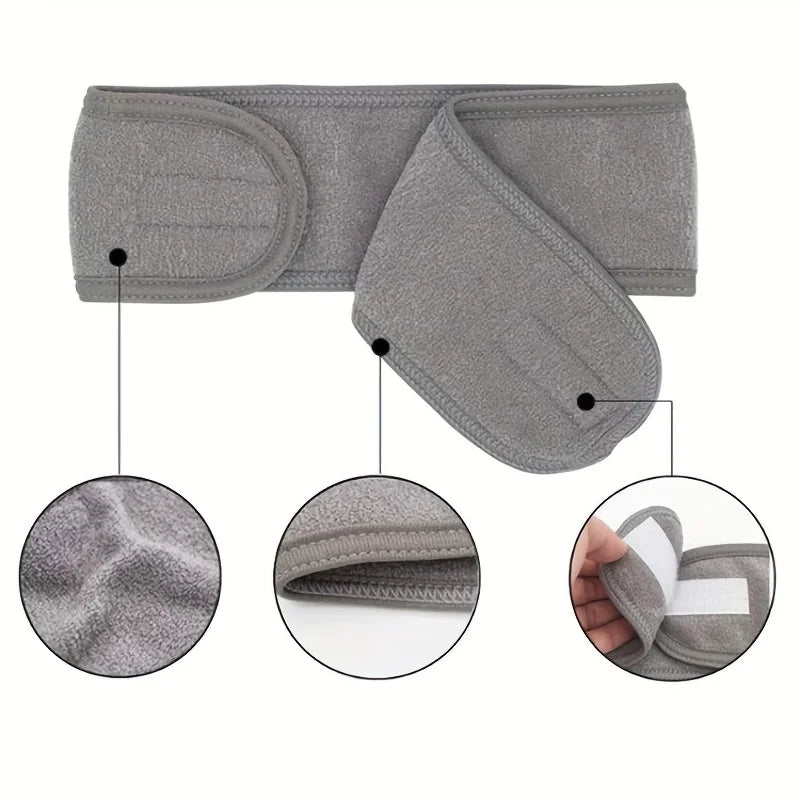 Women's Adjustable Wide Headband – Spa, Makeup & Yoga Wide Hair Headband QXL