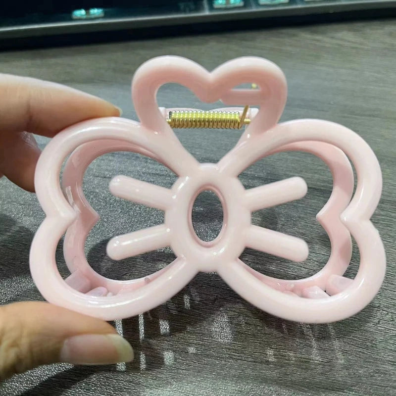 Sweet Candy Bow Claw Hair Clip | Fashion Crab Clip for Women Claw Hair Clip QXL