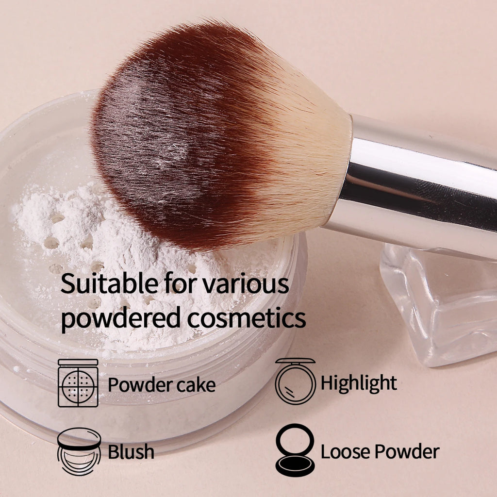 KOSSHOW Fluffy Round Powder Brush | Blush & Contour Makeup Powder Brush QXL