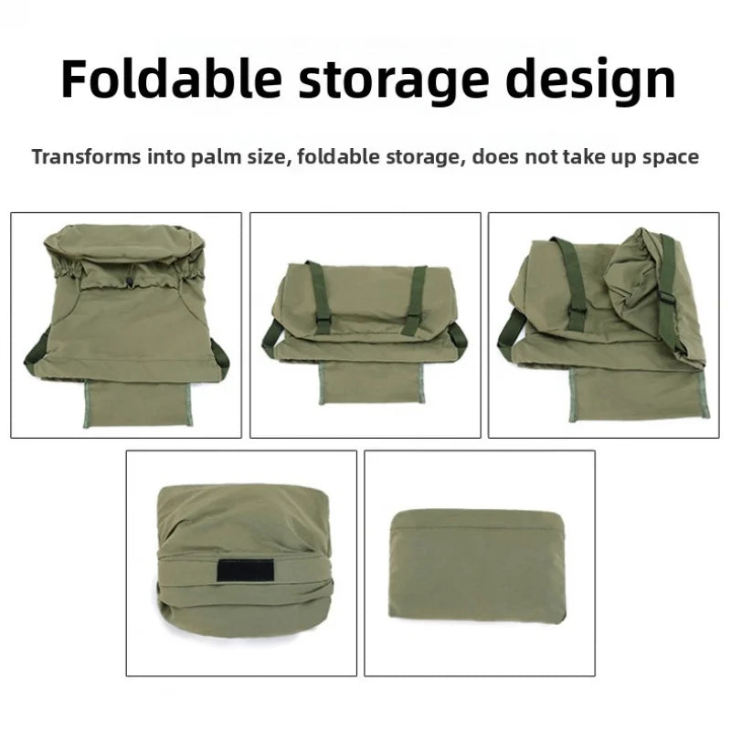 Foldable Drawstring Backpack | Lightweight Packable Travel Bag Foldable Backpack QXL