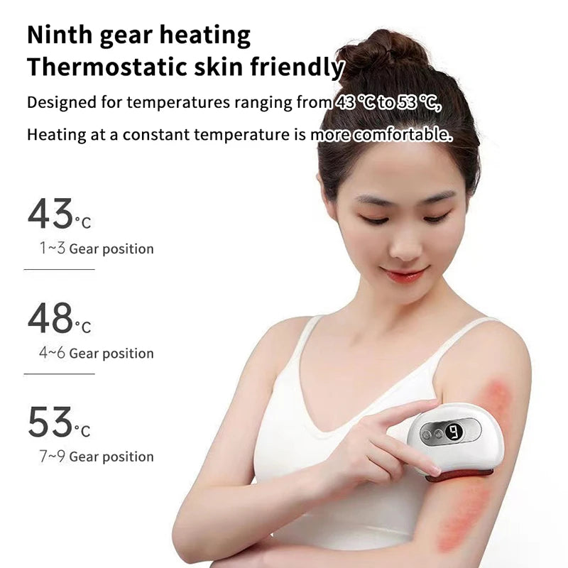 Electric Gua Sha Massager | Heating & Vibration Scraper Tool Electric Gua Sha Massager QXL