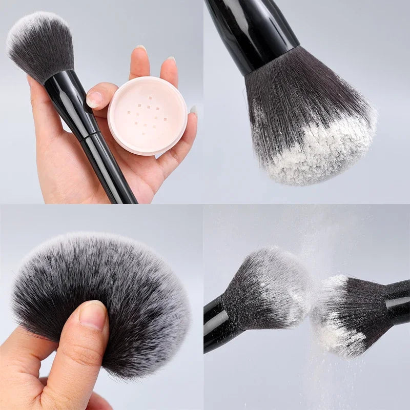 Large Fluffy Loose Powder Brush – Blush & Highlighter Tool Loose Powder Brush QXL