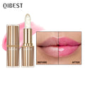 QiBest Color Changing Glitter Lipstick | Moisturizing Lip Stain Color Changing Lipstick QXL gold foil lipstick
