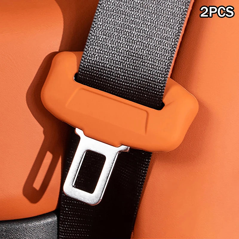 2-Pack Silicone Seat Belt Buckle Covers – Anti-Scratch Protector Seat Belt Buckle Cover QXL