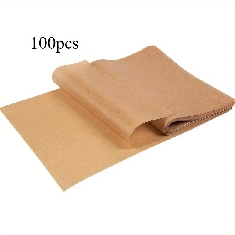 Precut Non-Stick Parchment Paper Baking Sheets – 100 Pack Parchment Baking Sheets QXL 100pcs