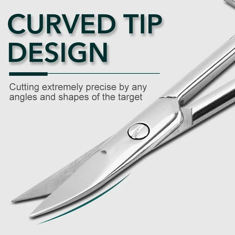 Stainless Steel Cuticle Scissors | Professional Nail Trimmer Cuticle Scissors QXL