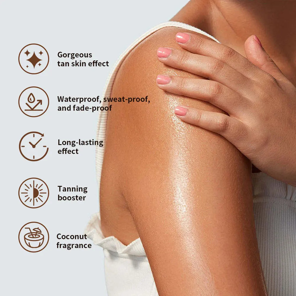 Self Tanning Lotion | Deep Bronze Sunless Tanning Booster 100ml Self Tanning Lotion QXL