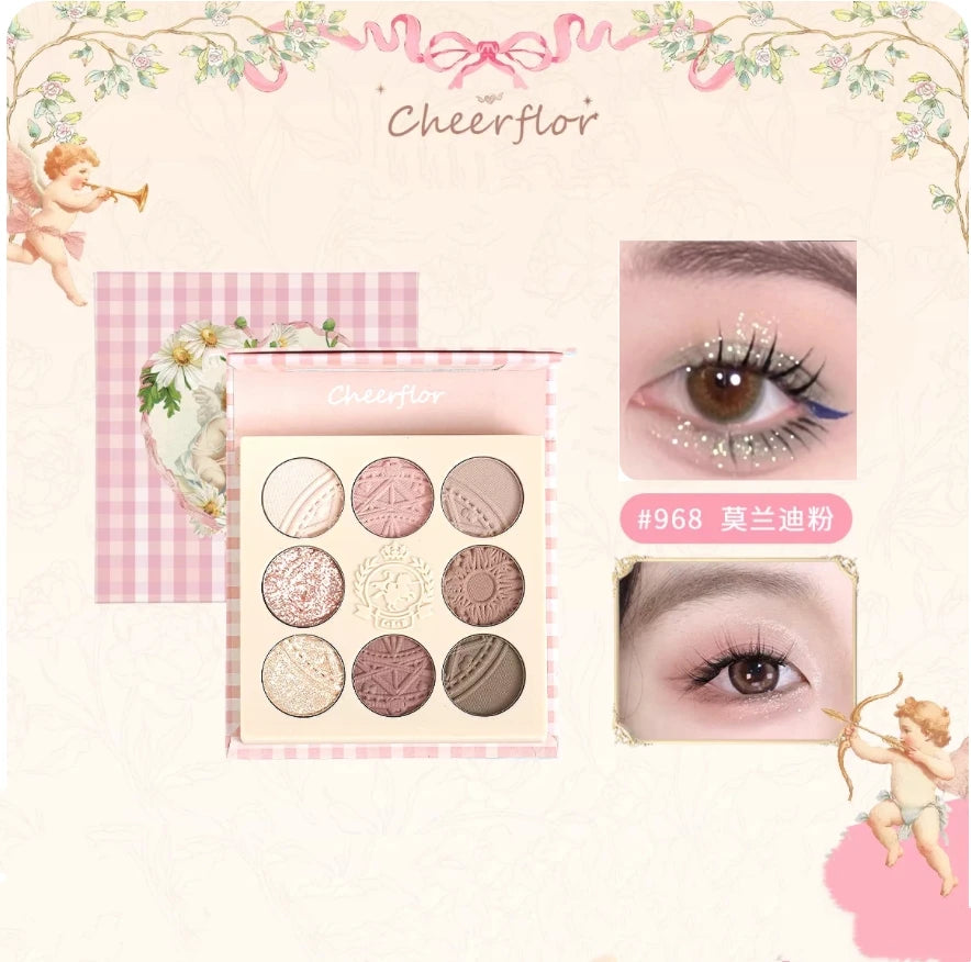 Angel Relief Eyeshadow Palette | Matte Shimmer Earth Tones Eyeshadow Palette QXL