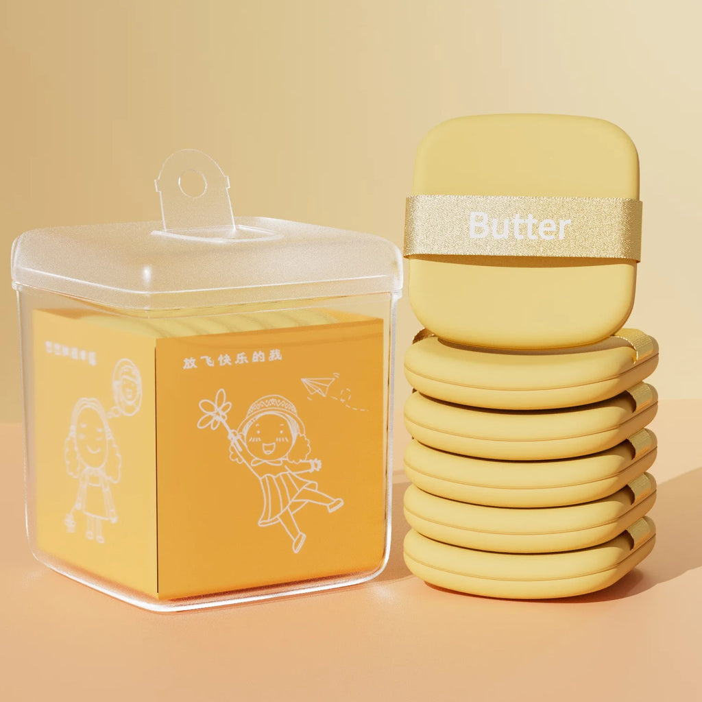 Air Cushion Makeup Sponge Puff Set | Foundation & Powder Blender Makeup Sponge Puff QXL 6 pieces (boxed)