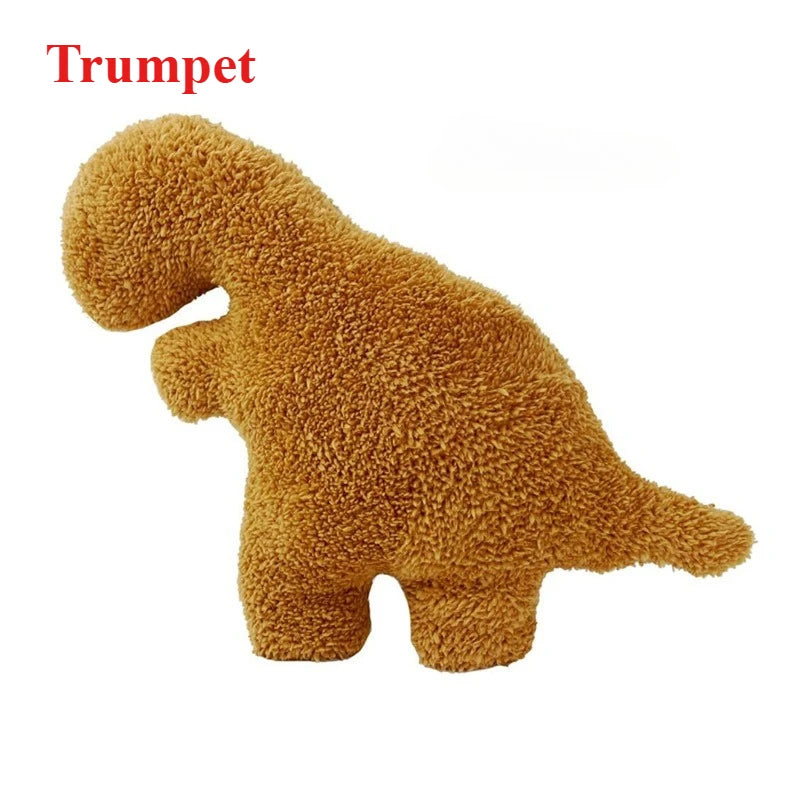 Dinosaur Nugget Plush Pillow | Soft Stuffed Dino Toy Stuffed Plush Pillow QXL Tyrannosaurus rex