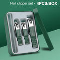 AACAR 4/6-Piece Stainless Steel Nail Clipper Manicure Set Nail Clipper Set QXL 4Pcs