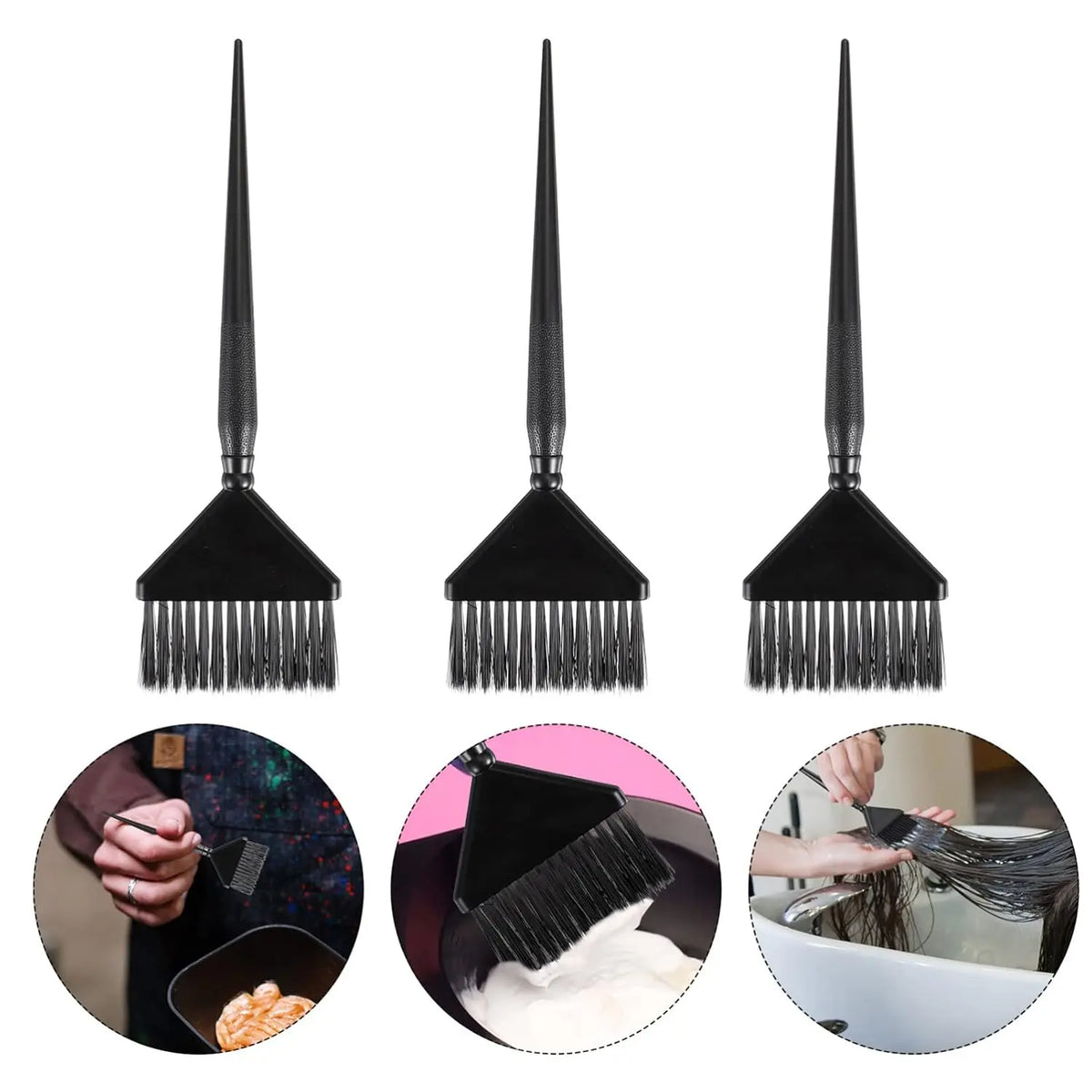 Large Professional Hair Dye Brush & Comb | Salon & Home Hair Dye Brush QXL