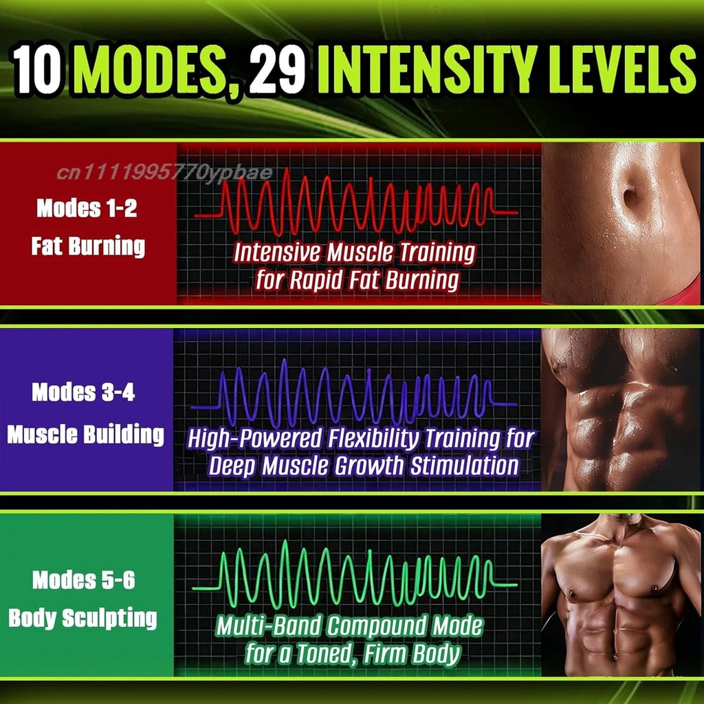 Wireless TENS Muscle Stimulator | 10 Modes 29 Intensities TENS Muscle Stimulator QXL