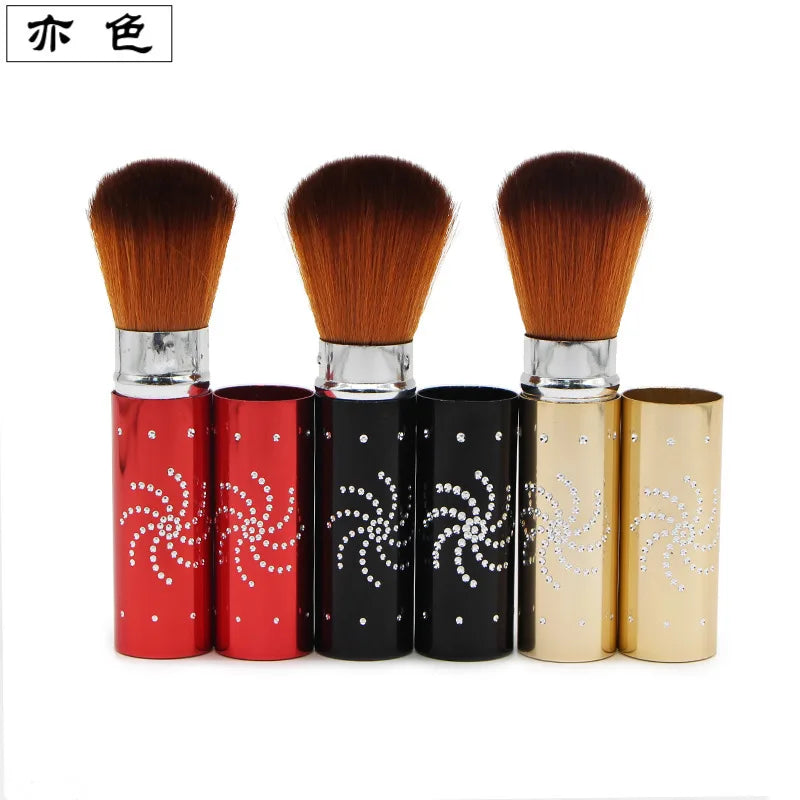 Telescopic Diamond Powder Blush Brush | Soft Fiber Bristles Powder Blush Brush QXL