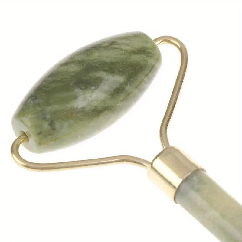 Natural Jade Roller & Gua Sha Set | Face & Body Massager Jade Roller & Gua Sha QXL