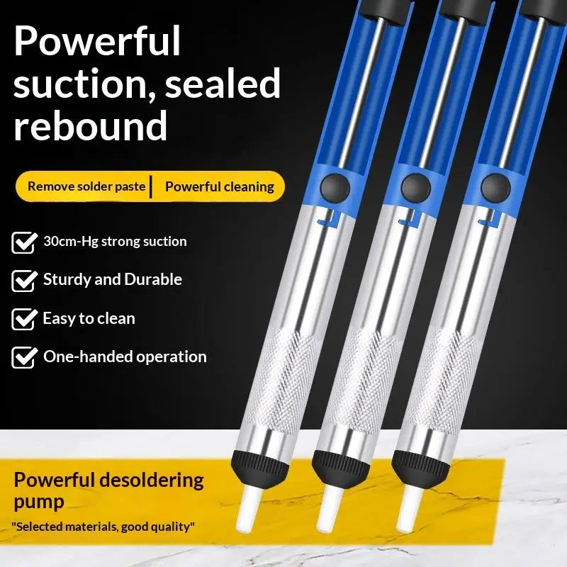 Aluminum Desoldering Pump | Heavy-Duty Solder Sucker Pen Desoldering Pump QXL