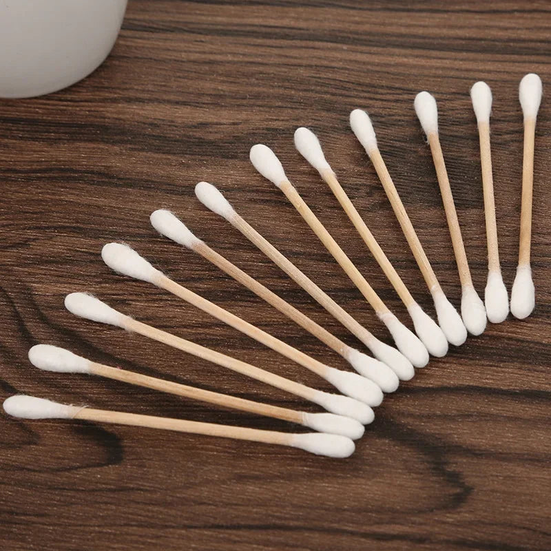 100-Pack Baby Cotton Swabs | 3 Shapes, BPA-Free & Biodegradable Baby Cotton Swabs QXL