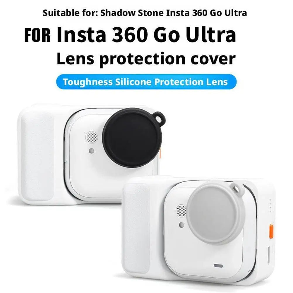 Insta360 Go Ultra Silicone Lens Cover 3-Pack | Anti-Drop Cap Camera Lens Cap QXL