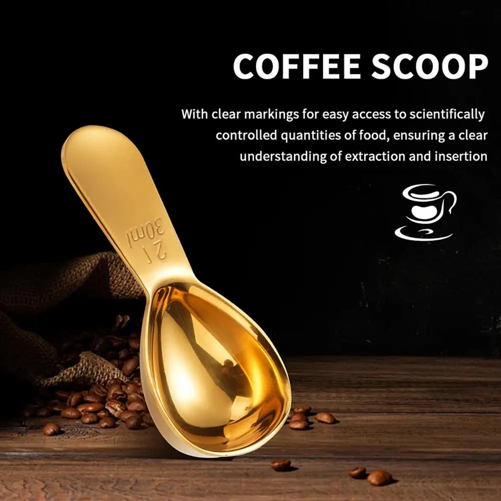Stainless Steel Coffee Measuring Scoop – 30ml / 2 Tbsp Coffee Measuring Scoop QXL