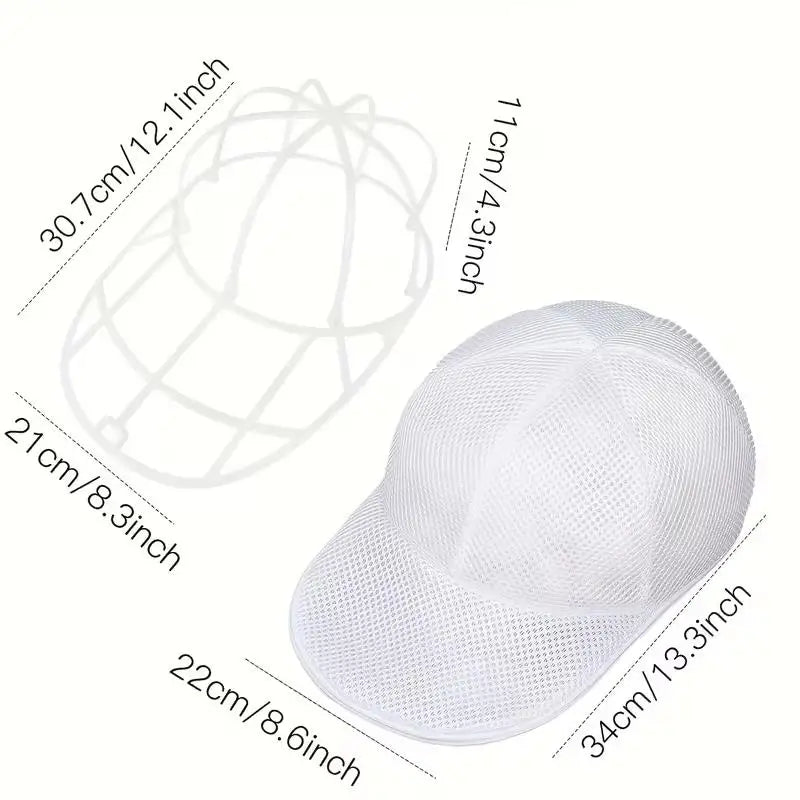 2-Pack Baseball Cap Washer Cage | Machine Wash Protector Cap Washer Cage QXL 2pcs