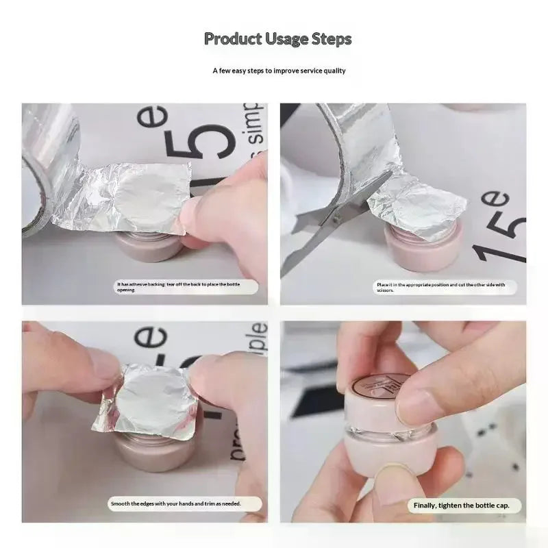 Aluminum Foil Sealing Membrane for Nail Polish & Gel Jars Nail Jar Sealing Liner QXL