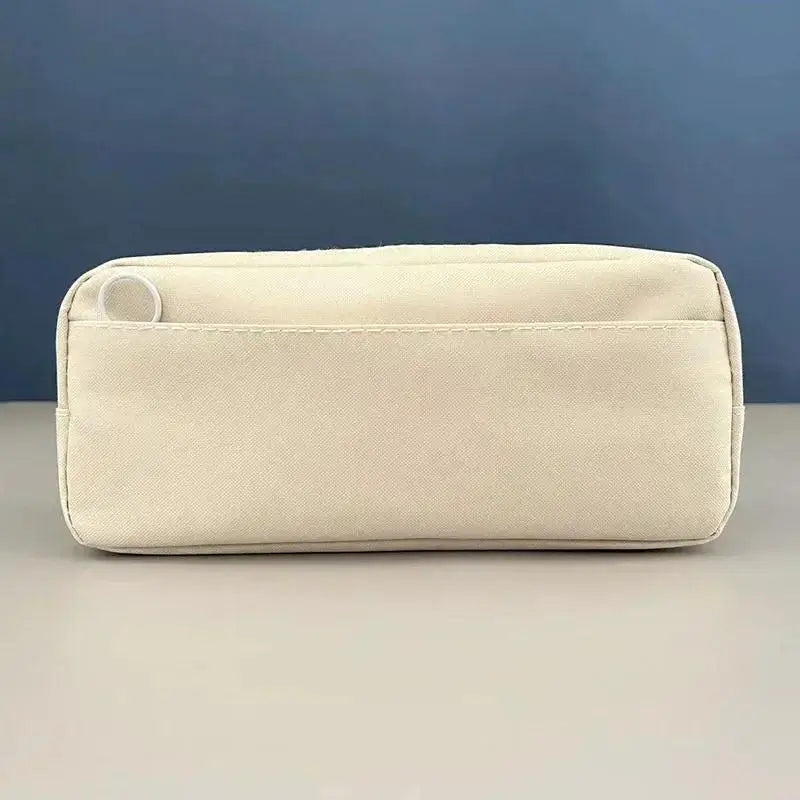 Large Capacity Double Layer Oxford Pencil Bag – DIY Case Oxford Pencil Bag QXL Beige