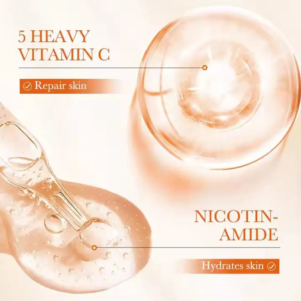 Sadoer 5-Pc Vitamin C & Niacinamide Skincare Set – Brighten & Firm Skincare Gift Set QXL