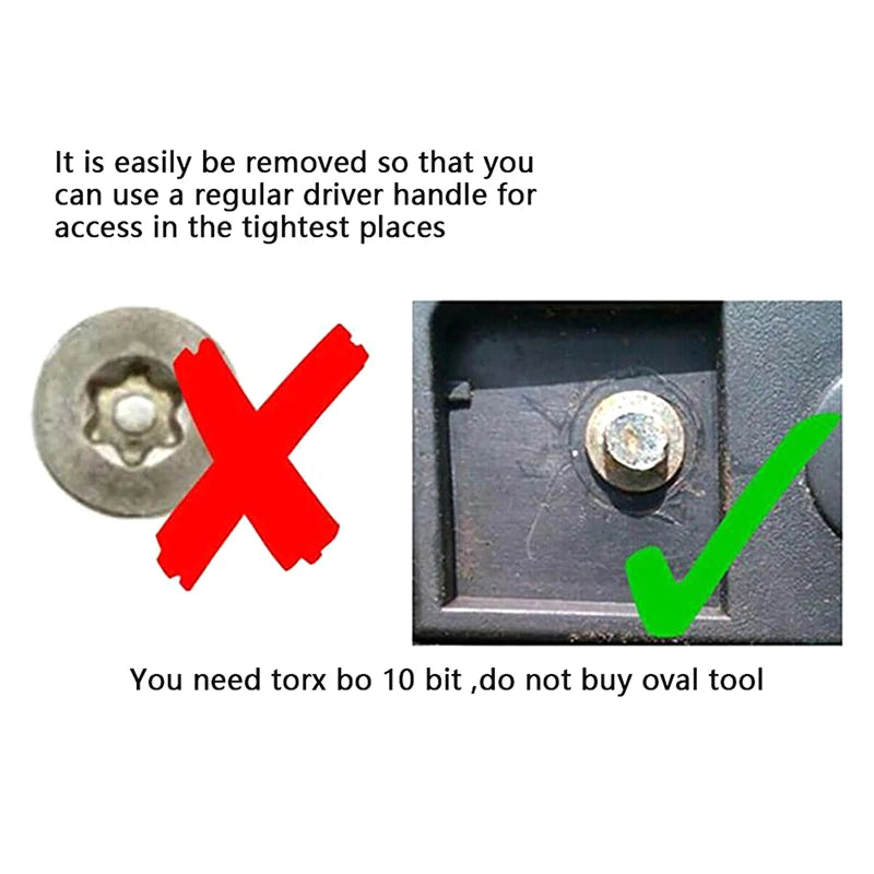 Coffee Machine Repair Bit | Oval Security Screw Key for Jura Specialty Screwdriver Bit QXL