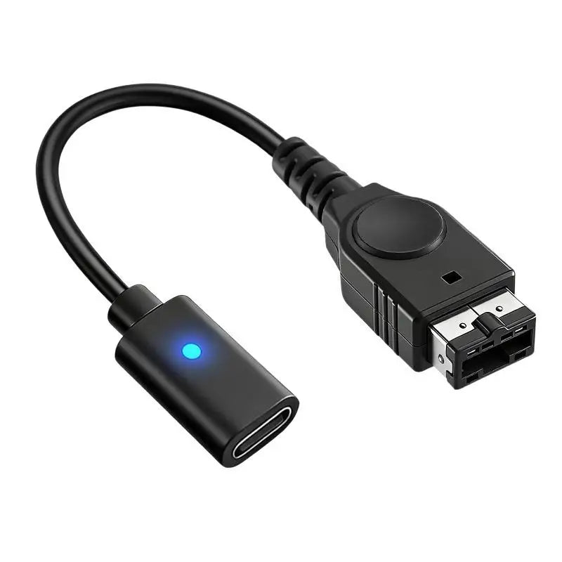 USB-C LED Charging Cable for GameBoy Advance SP & DS | Fast Charge Game Console Cable QXL