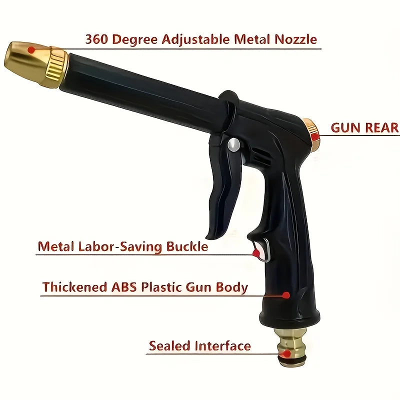 5-Meter Garden Hose Water Gun & Connector Joint Set Garden Hose Set QXL