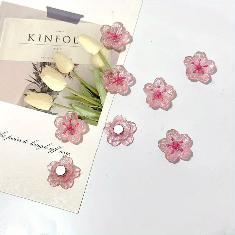 Cherry Blossom Fridge Magnets | Cute Decorative Home & Office Decorative Magnets QXL
