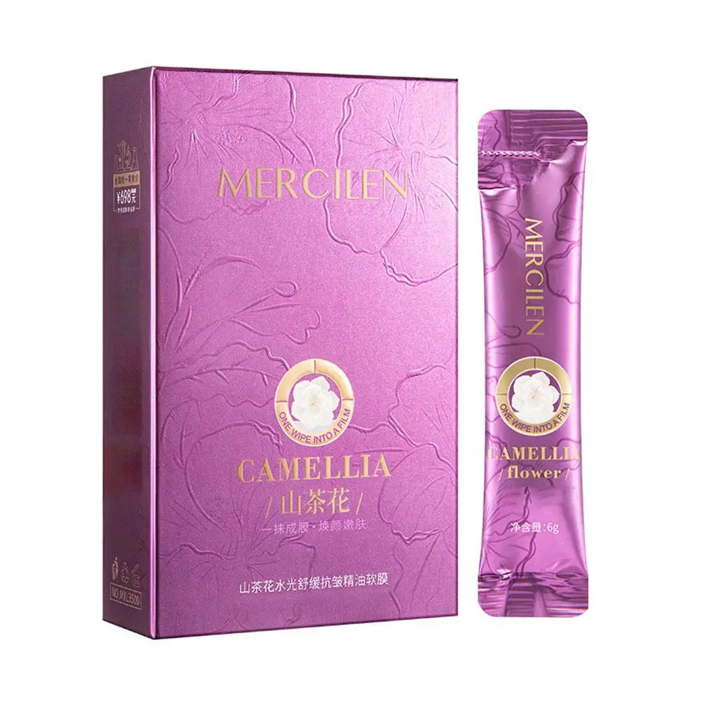 Camellia Peel-Off Face Mask | Hydrating & Firming 10-Pack Peel-Off Face Mask QXL 10pcs