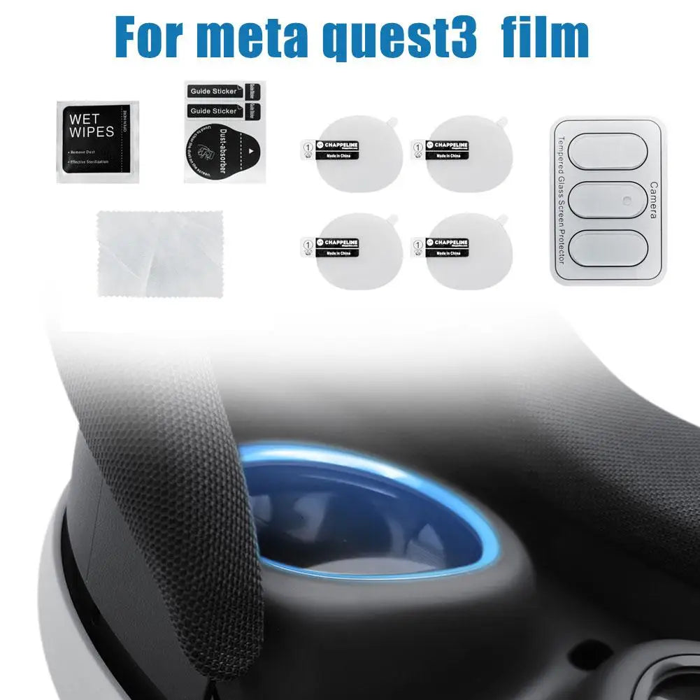 Tempered Glass Lens Protector Set for Meta Quest 3 VR VR Lens Protector QXL